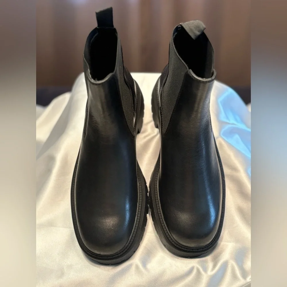 NEW Men’s Kurt Geiger London Ryder Chelsea Leather Pull On Boots - Picture 4 of 10